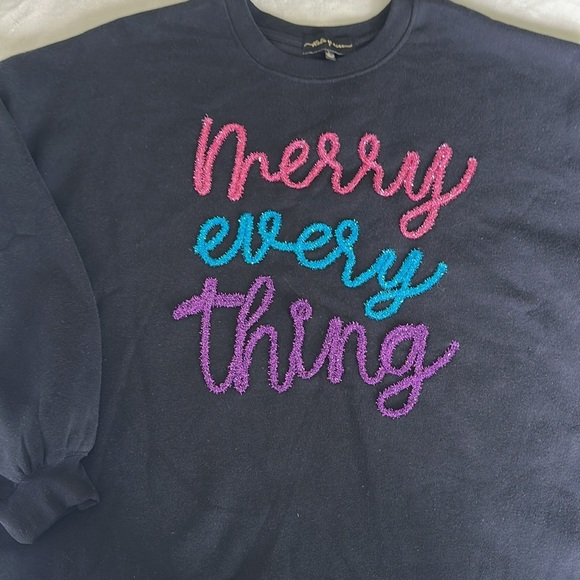 State of Mine Merry Every Thing Crewneck NWT - Picture 7 of 10